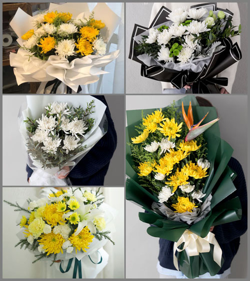 辽宁大连长海县海洋乡白事花束代送